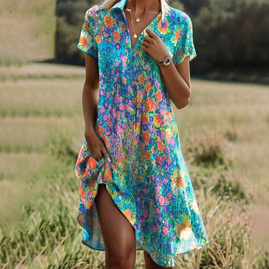 Elara Summer Blossom Dress