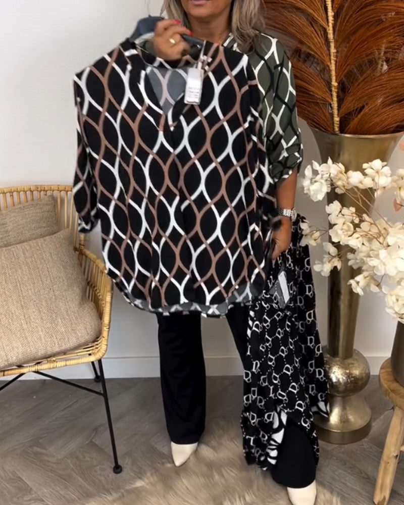 Reya™ Blouse with Graphic Print