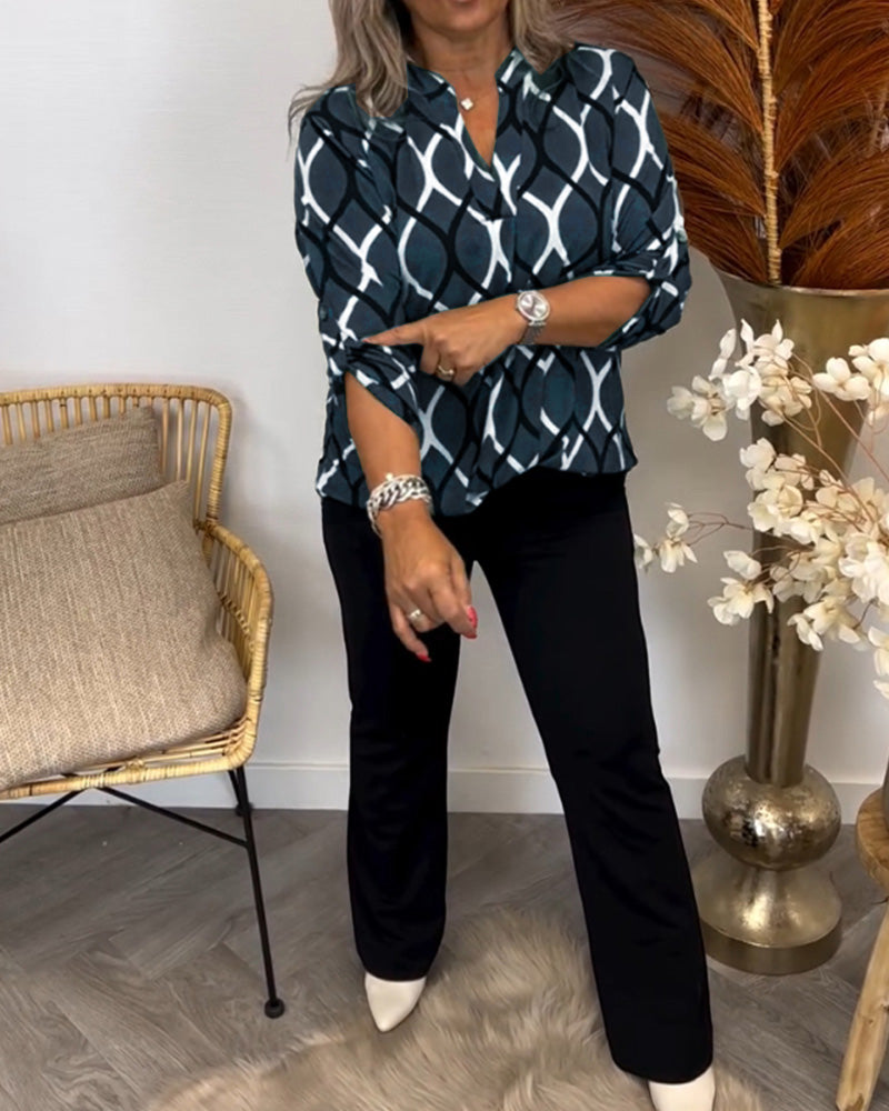Reya™ Blouse with Graphic Print