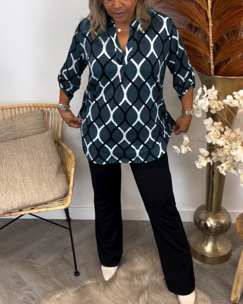 Reya™ Blouse with Graphic Print