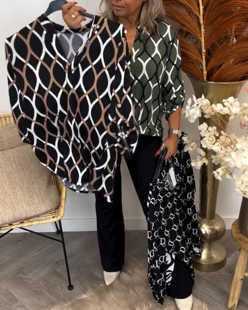 Reya™ Blouse with Graphic Print