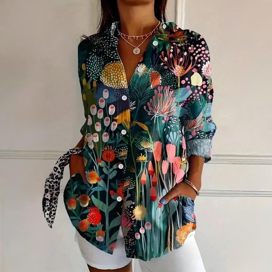 Arleth™ Colorful Pattern Blouse