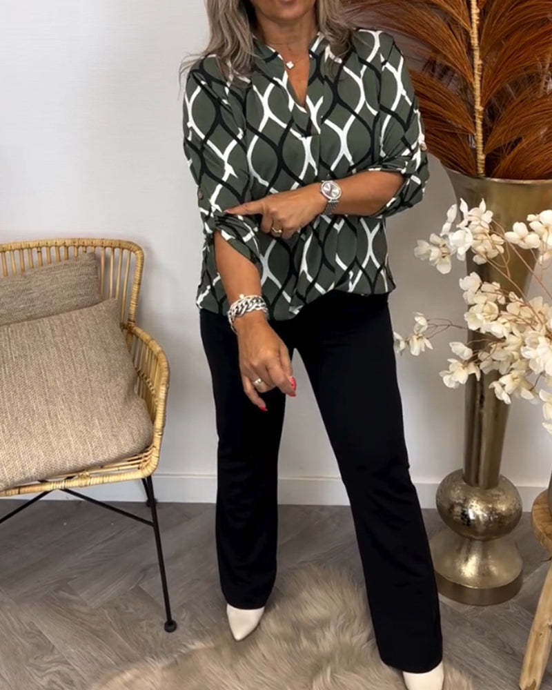 Reya™ Blouse with Graphic Print