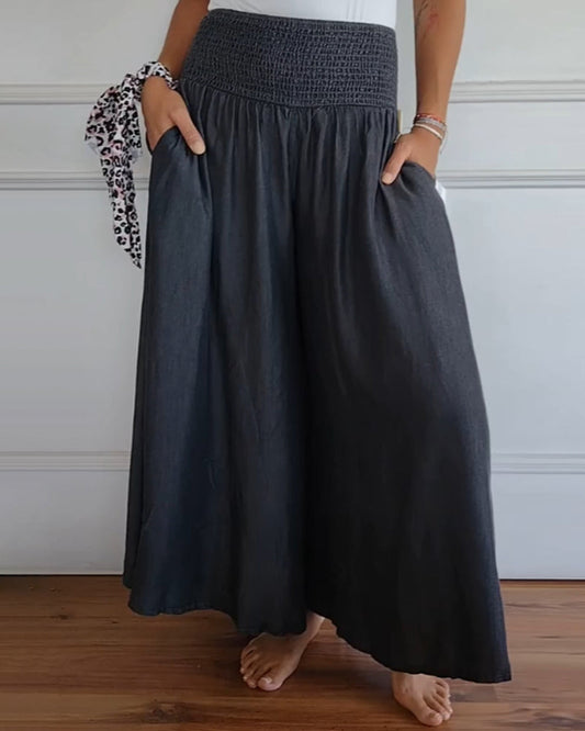 Ruth Wide-Leg Comfort Trousers