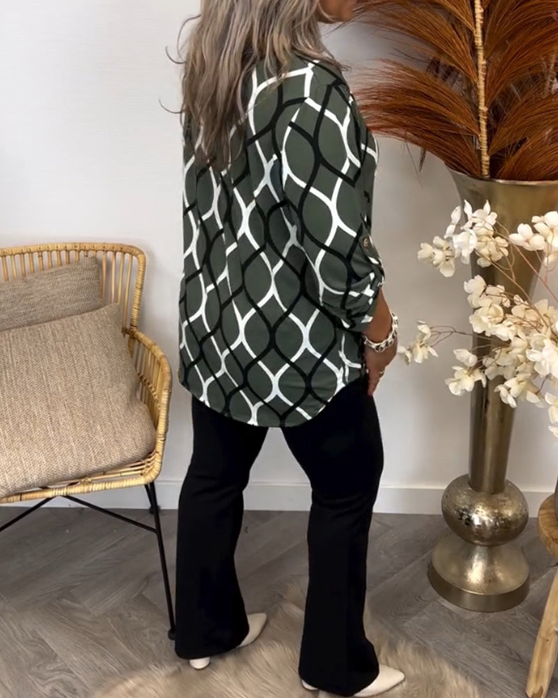 Reya™ Blouse with Graphic Print