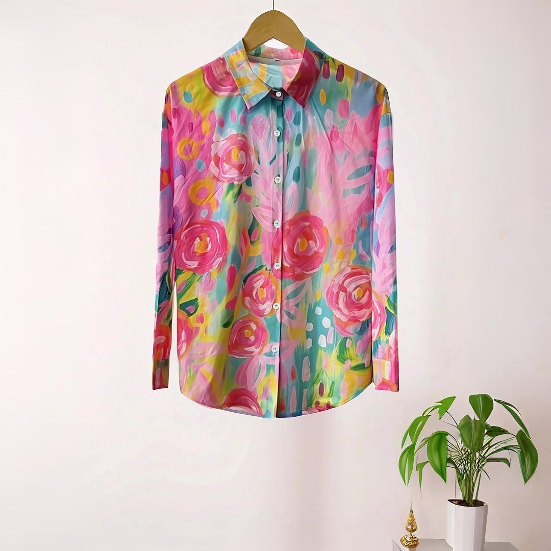 Arleth™ Colorful Pattern Blouse