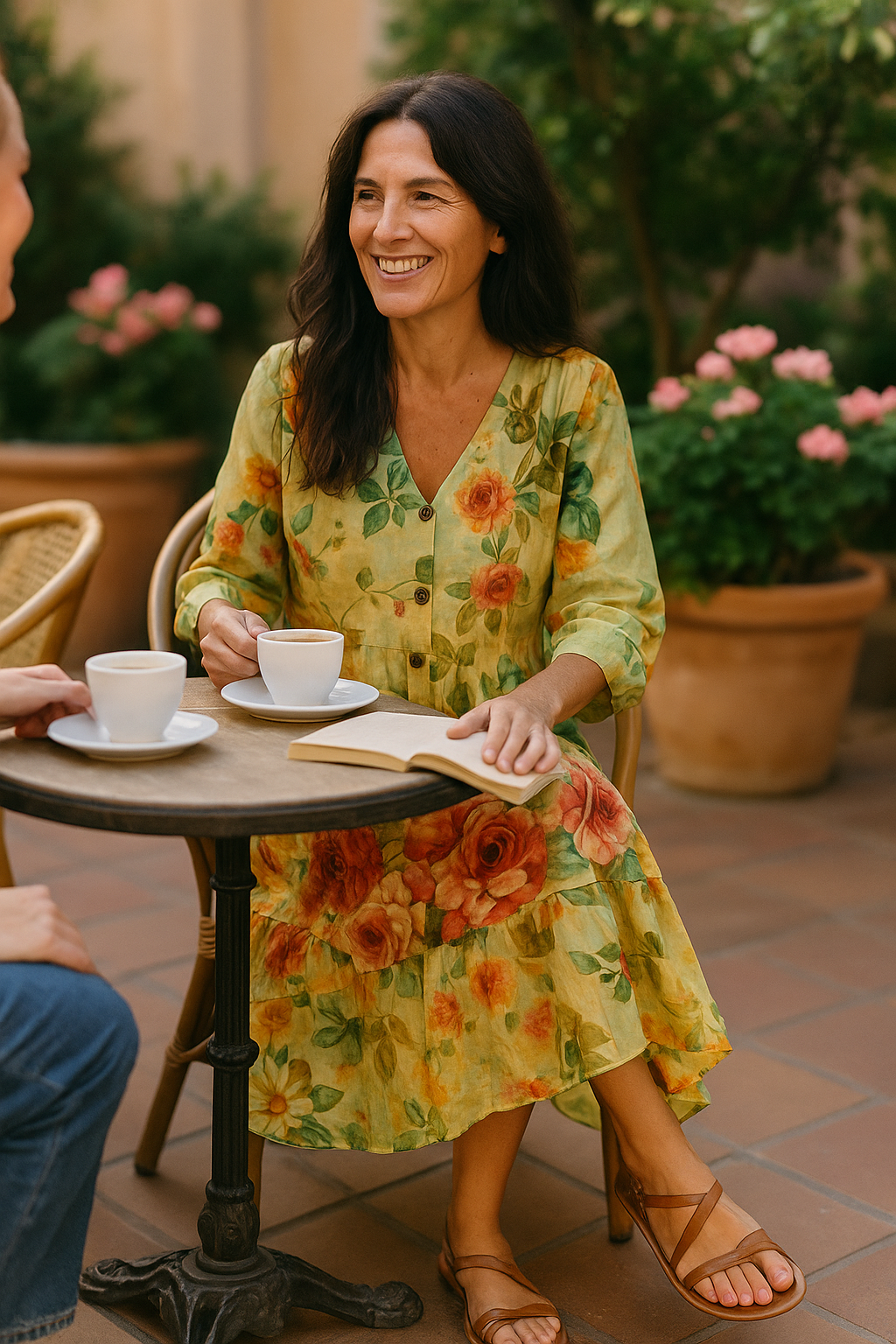 Viola Flowy Floral Dress