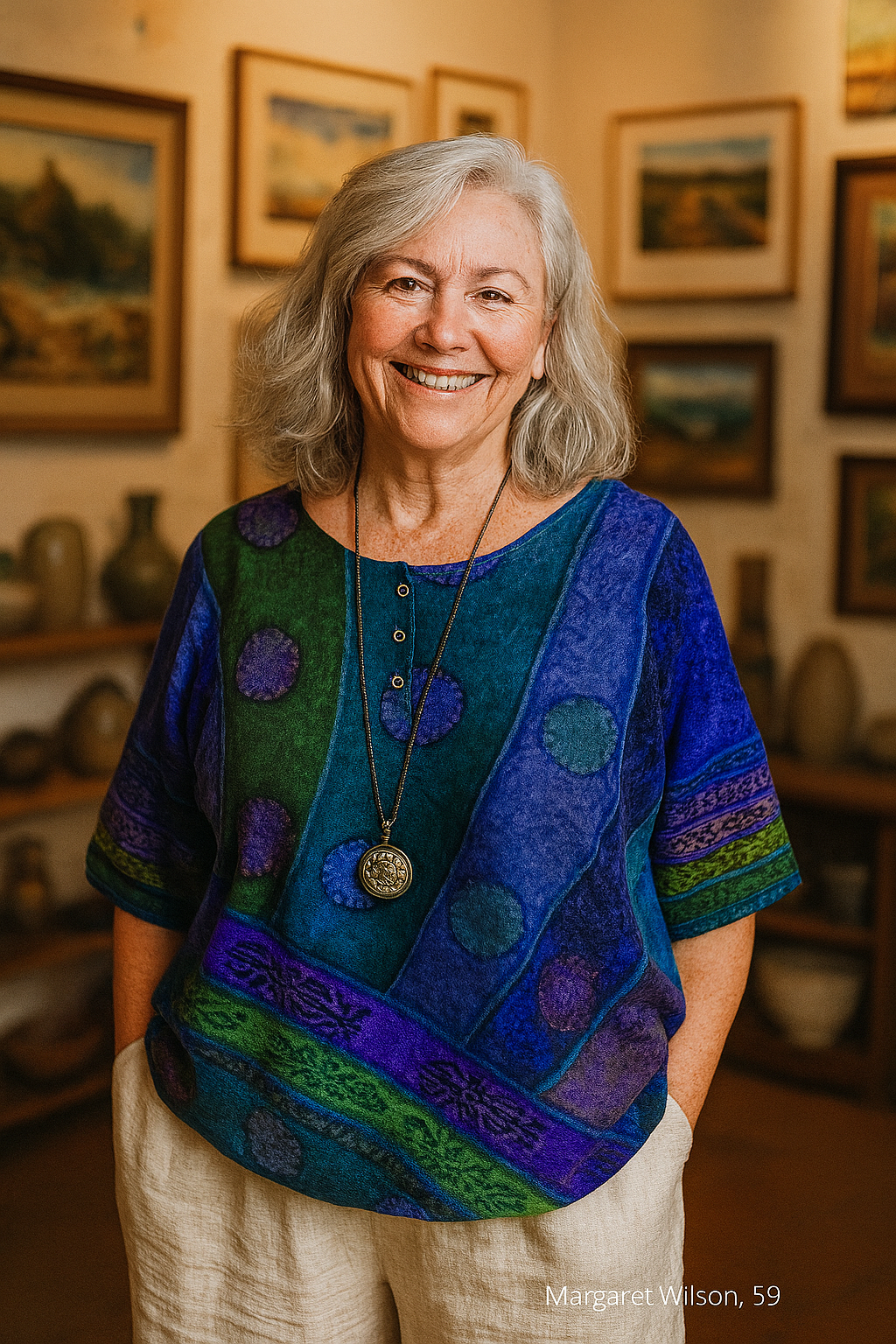 Wendy Artistic Top – Flows Gently, Flatters Beautifully