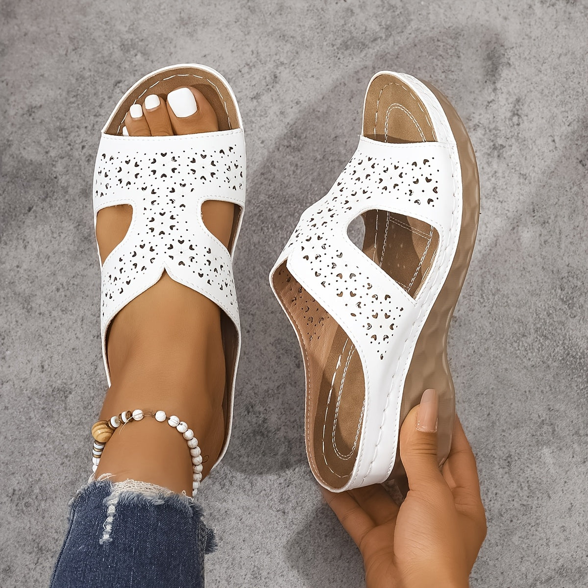 Aria™ Comfort Slip-On Sandals