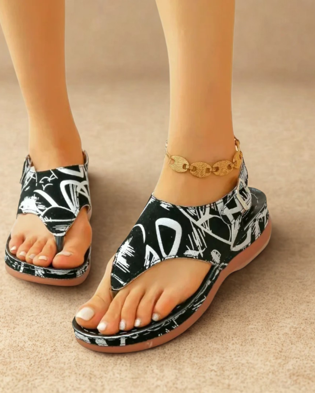 Rose Orthopedic Comfort Sandals