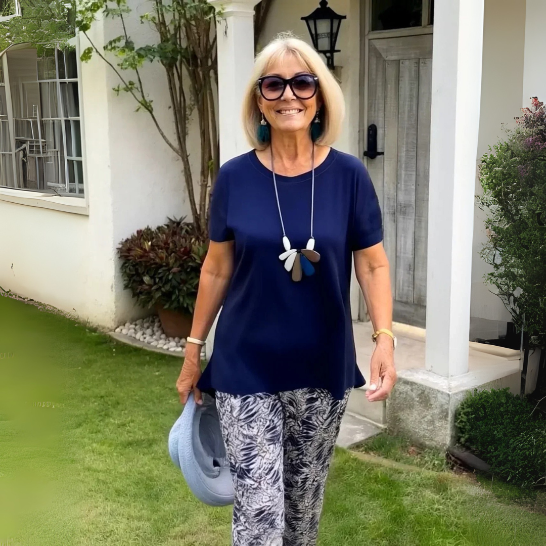 Hella Cotton-Blend Two-Piece Set – Effortless Polish, All-Day Comfort