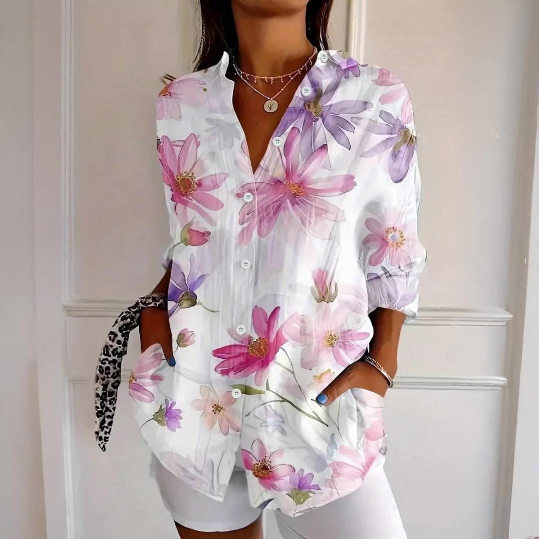 Arleth™ Colorful Pattern Blouse