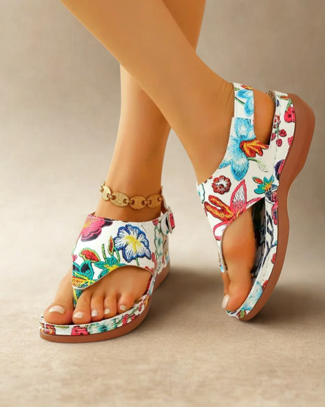 Rose Orthopedic Comfort Sandals