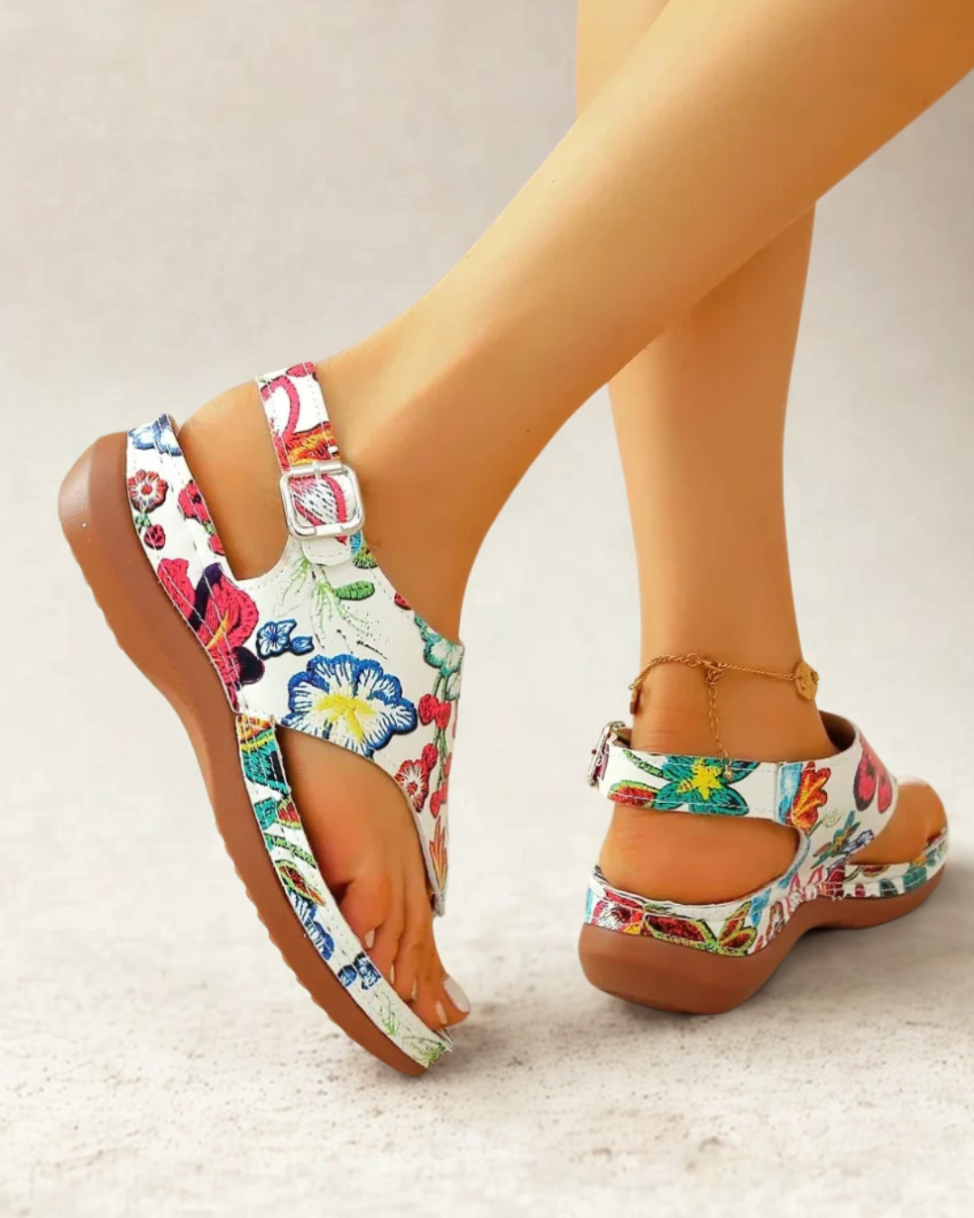 Rose Orthopedic Comfort Sandals