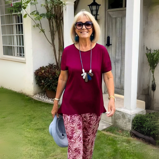 Hella Cotton-Blend Two-Piece Set – Effortless Polish, All-Day Comfort