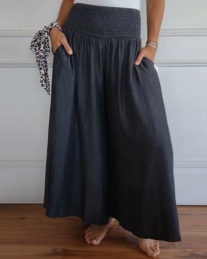 Ruth Wide-Leg Comfort Trousers