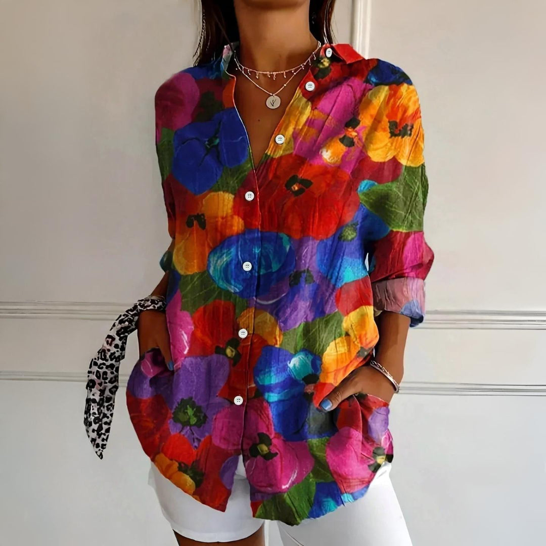 Arleth™ Colorful Pattern Blouse
