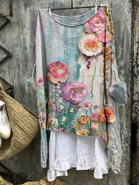Chloe™ Artistic Print Blouse
