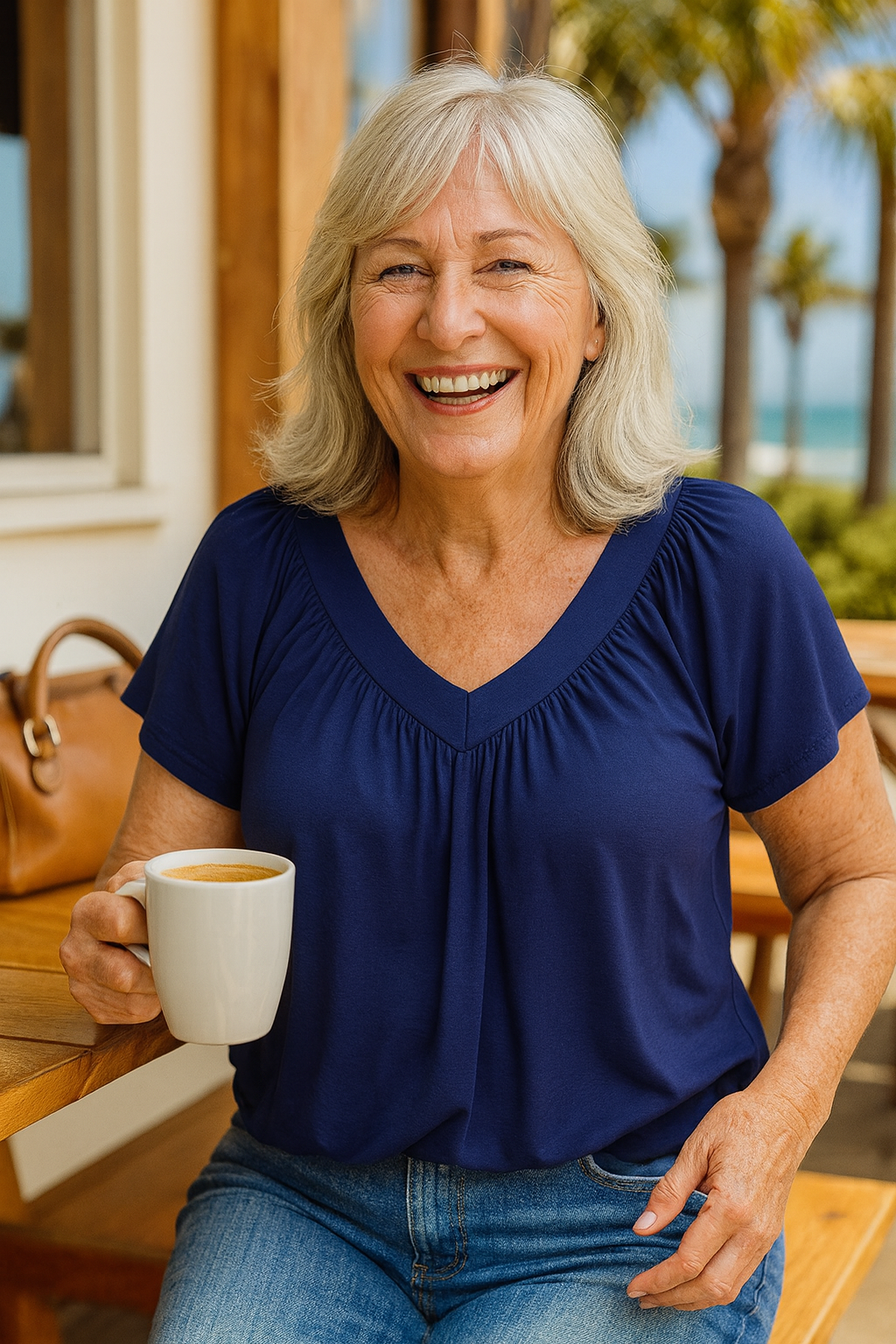 Marisol  Luxe Comfort Top – Flattering Ease for Every Day