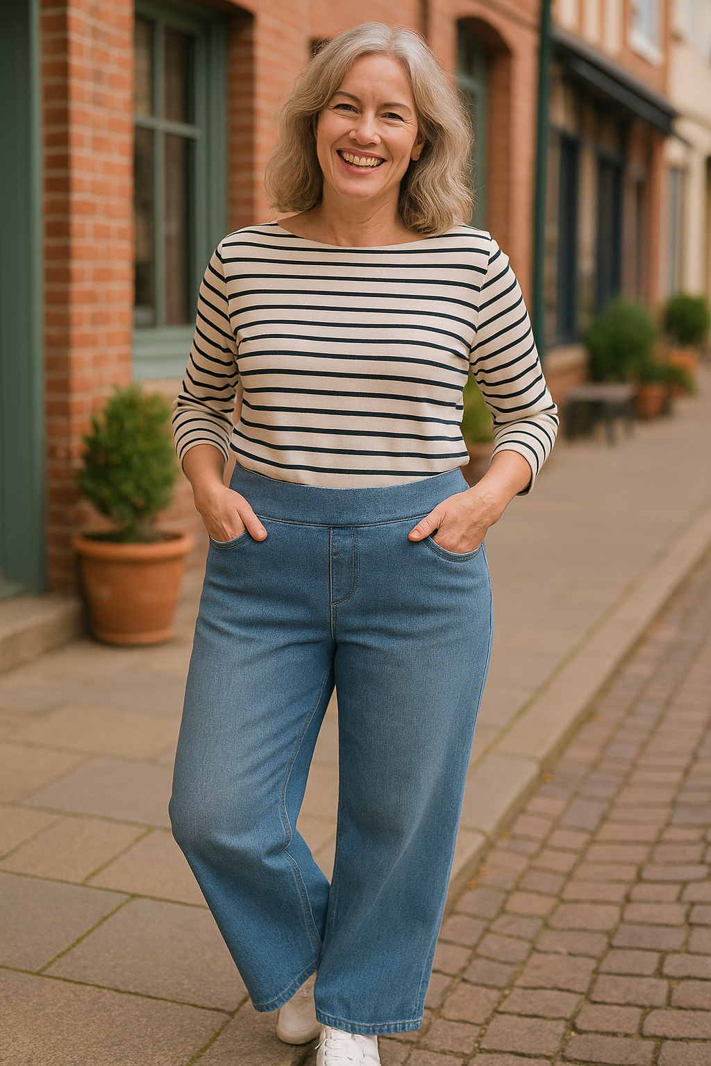 Karen 2 PACK Stretch Denim trousers