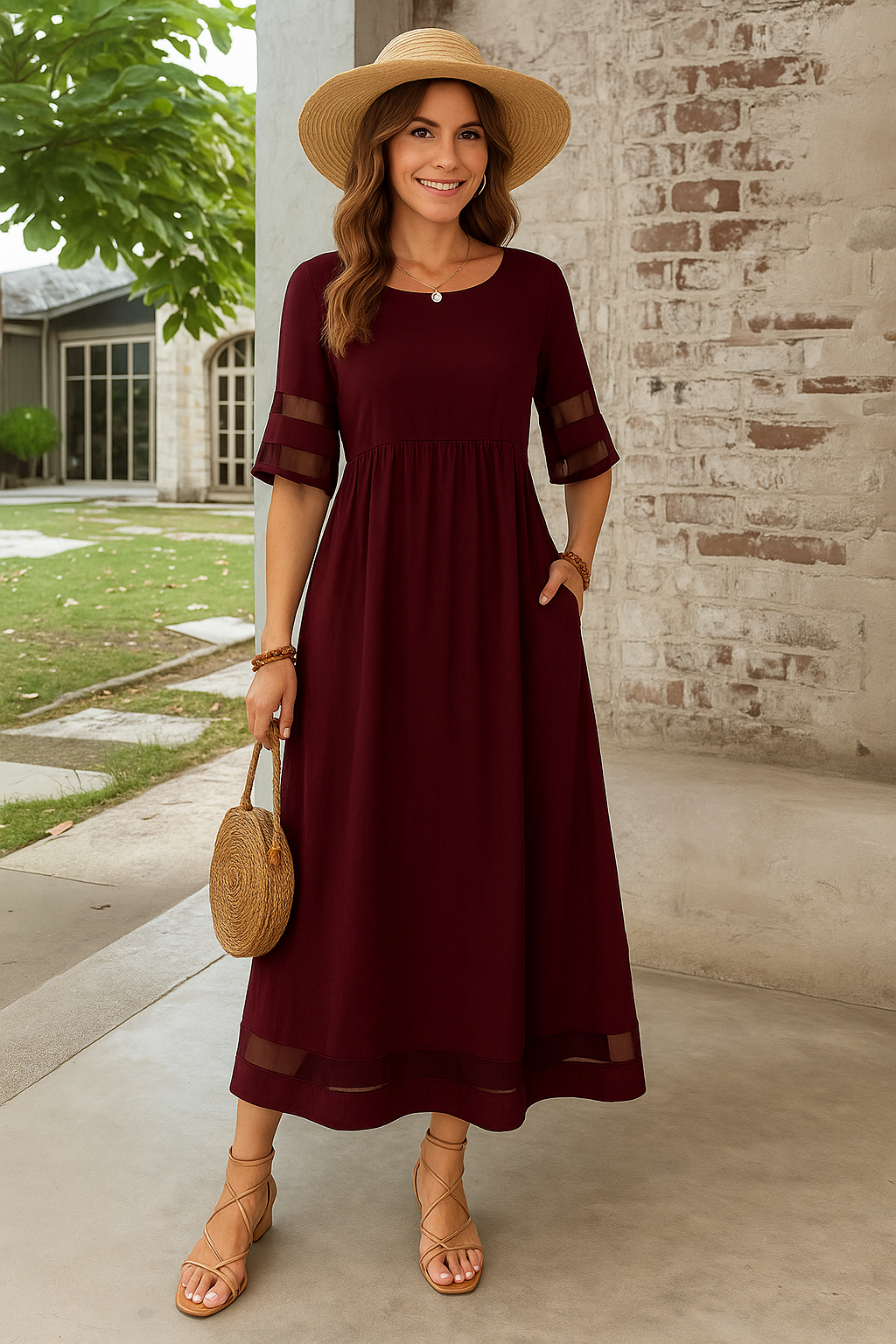 Nalia - Tummy Coverage Dress