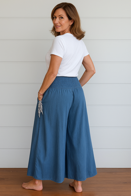 Ruth Wide-Leg Comfort Trousers