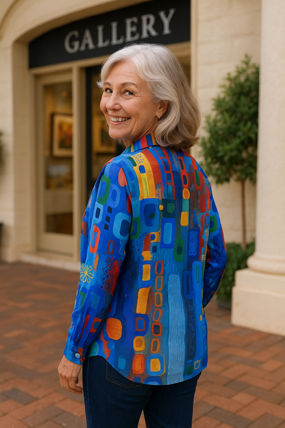 Eve Artistic Blouse - Effortless, Unapologetically You