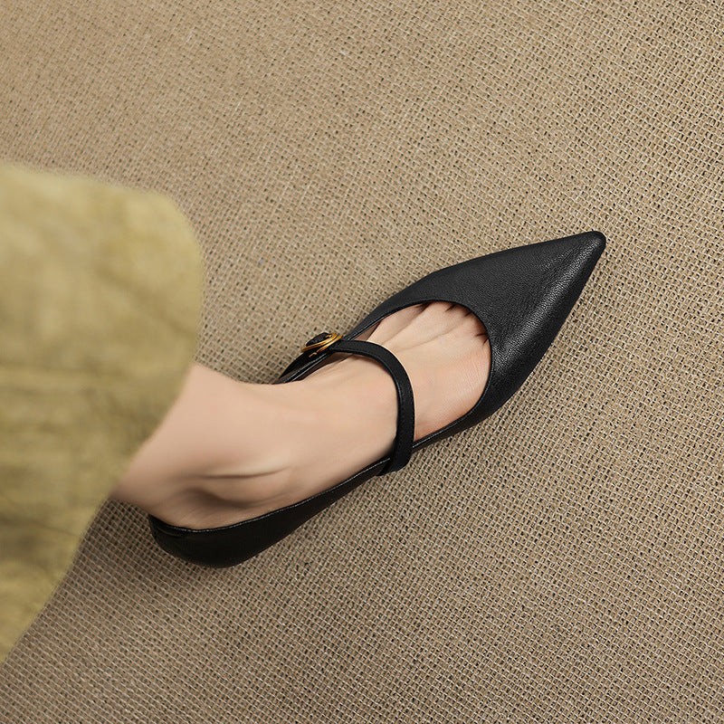 Ella Genuine Leather High Heels