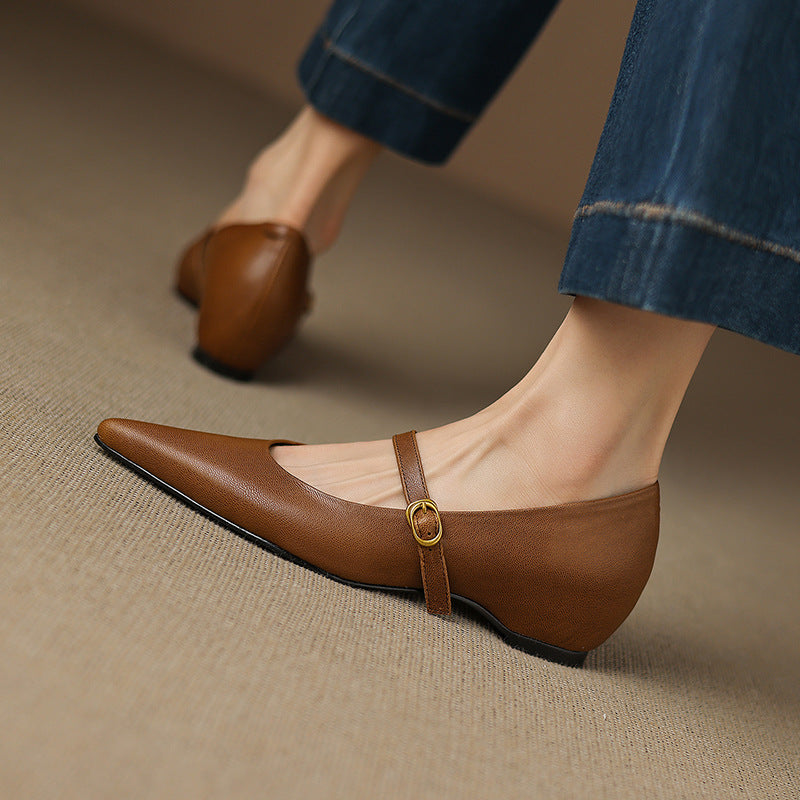 Ella Genuine Leather High Heels