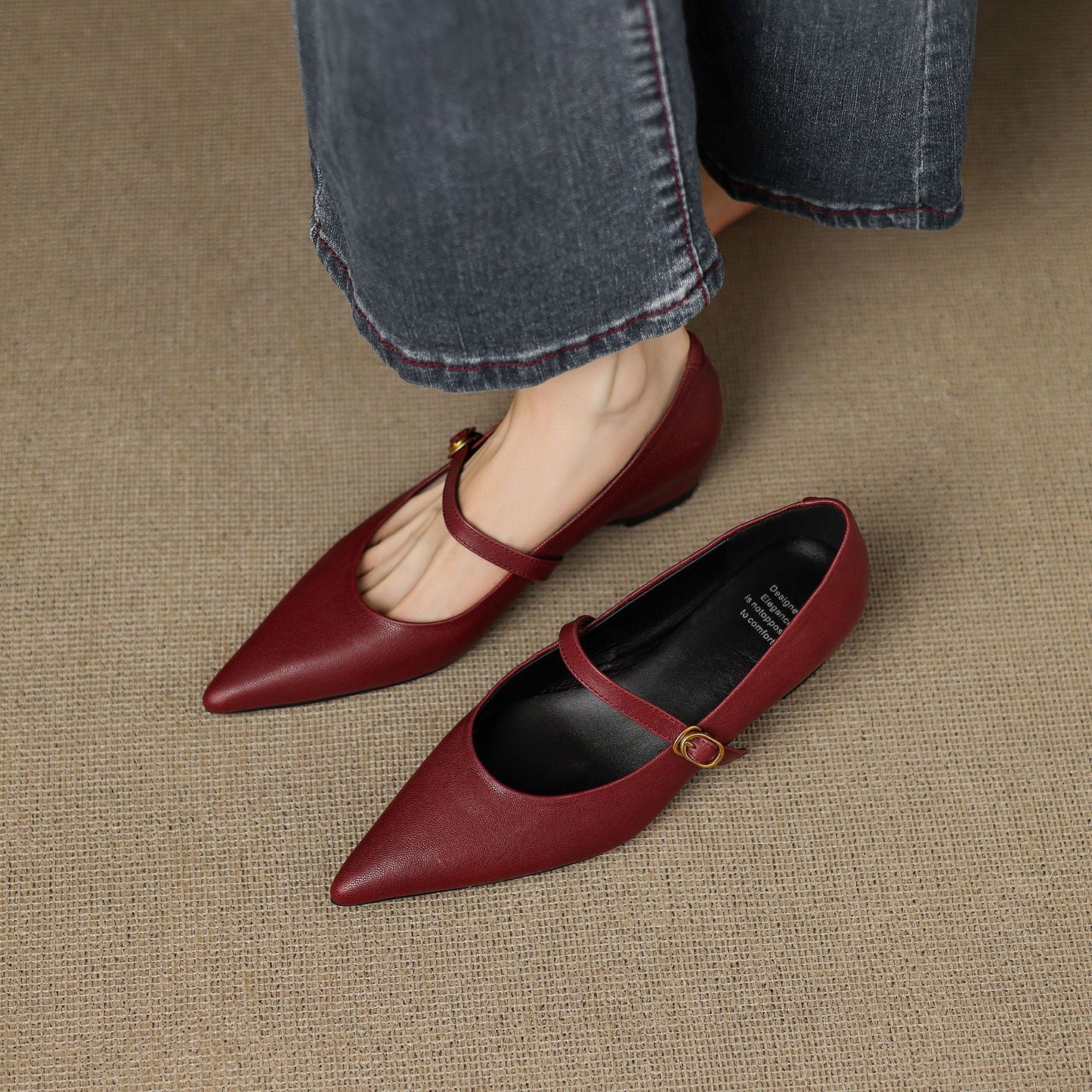 Ella Genuine Leather High Heels