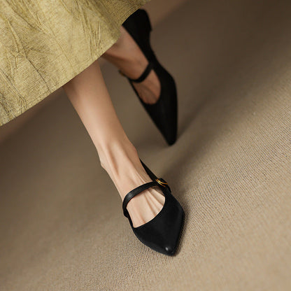 Ella Genuine Leather High Heels