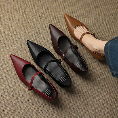 Ella Genuine Leather High Heels