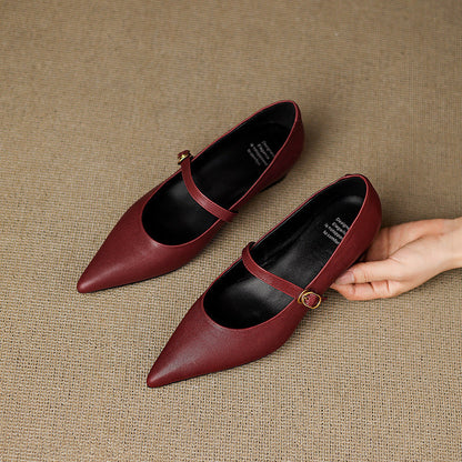 Ella Genuine Leather High Heels