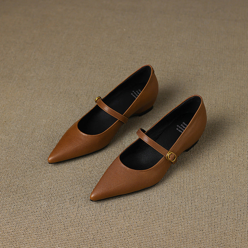 Ella Genuine Leather High Heels