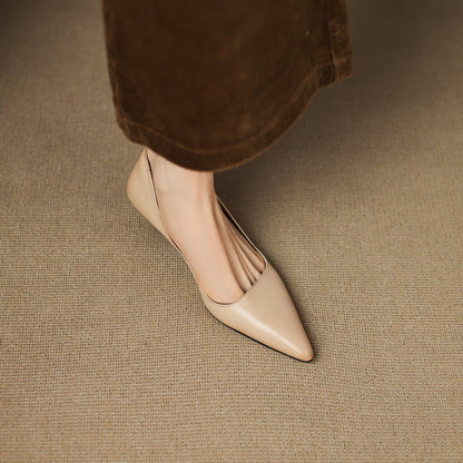 Vivian Genuine Leather Heels