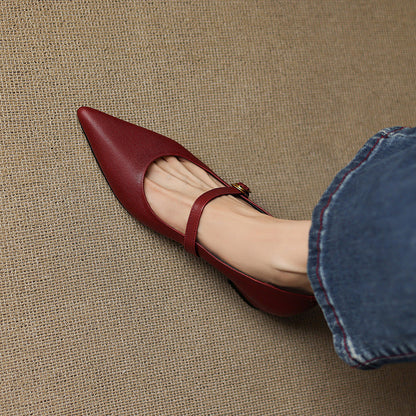 Ella Genuine Leather High Heels