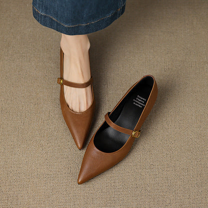 Ella Genuine Leather High Heels