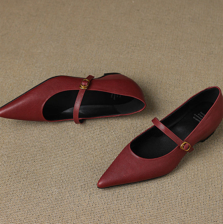 Ella Genuine Leather High Heels