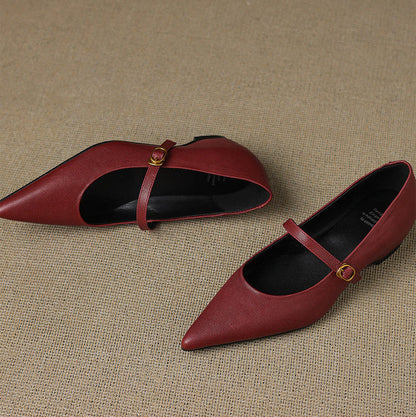 Ella Genuine Leather High Heels