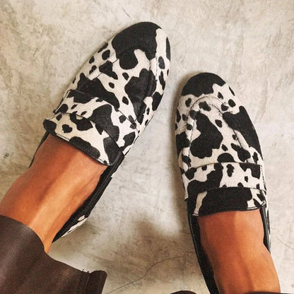 Bree  Elegant Animal Print Loafers