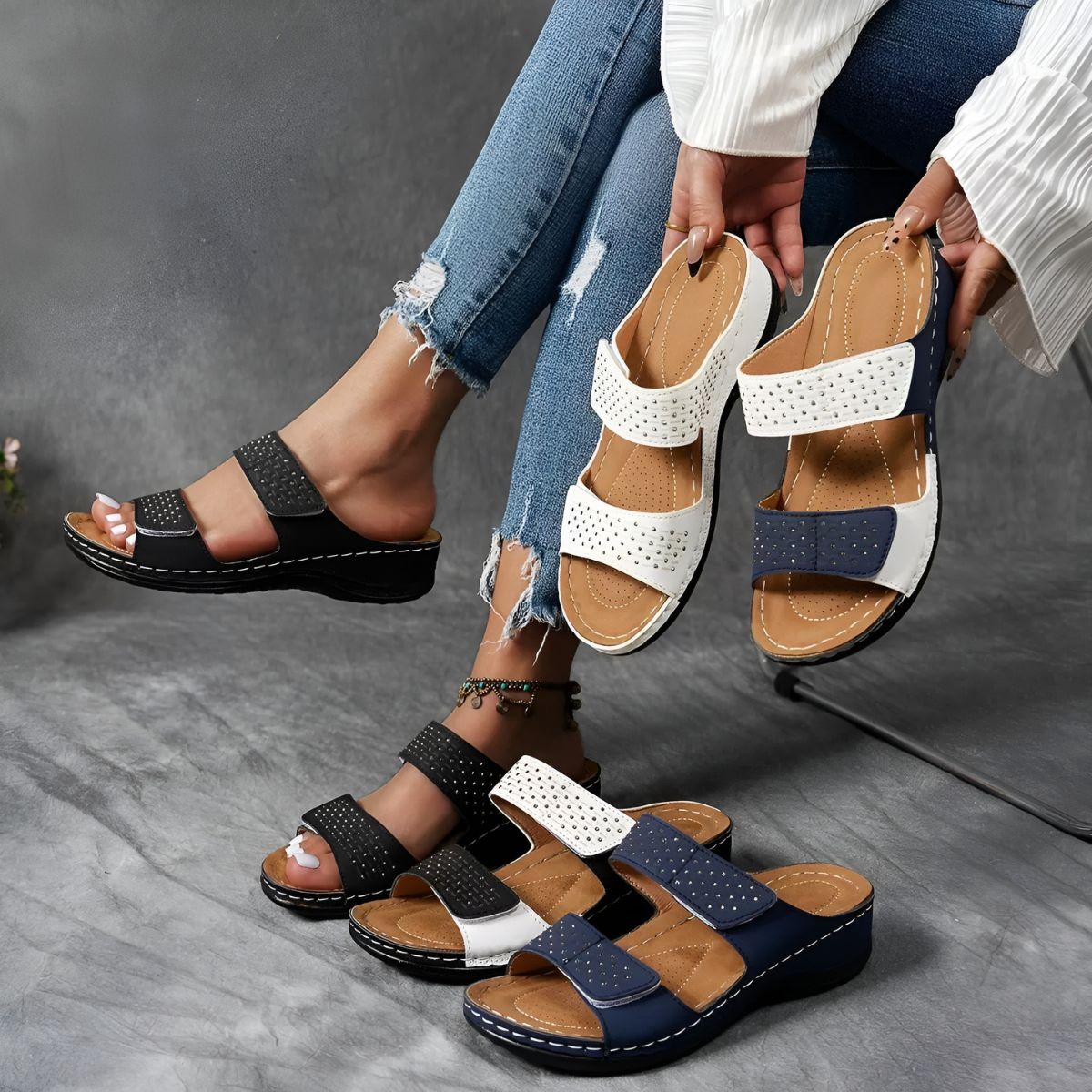 Alyssa - Elegant Orthopedic Sandals