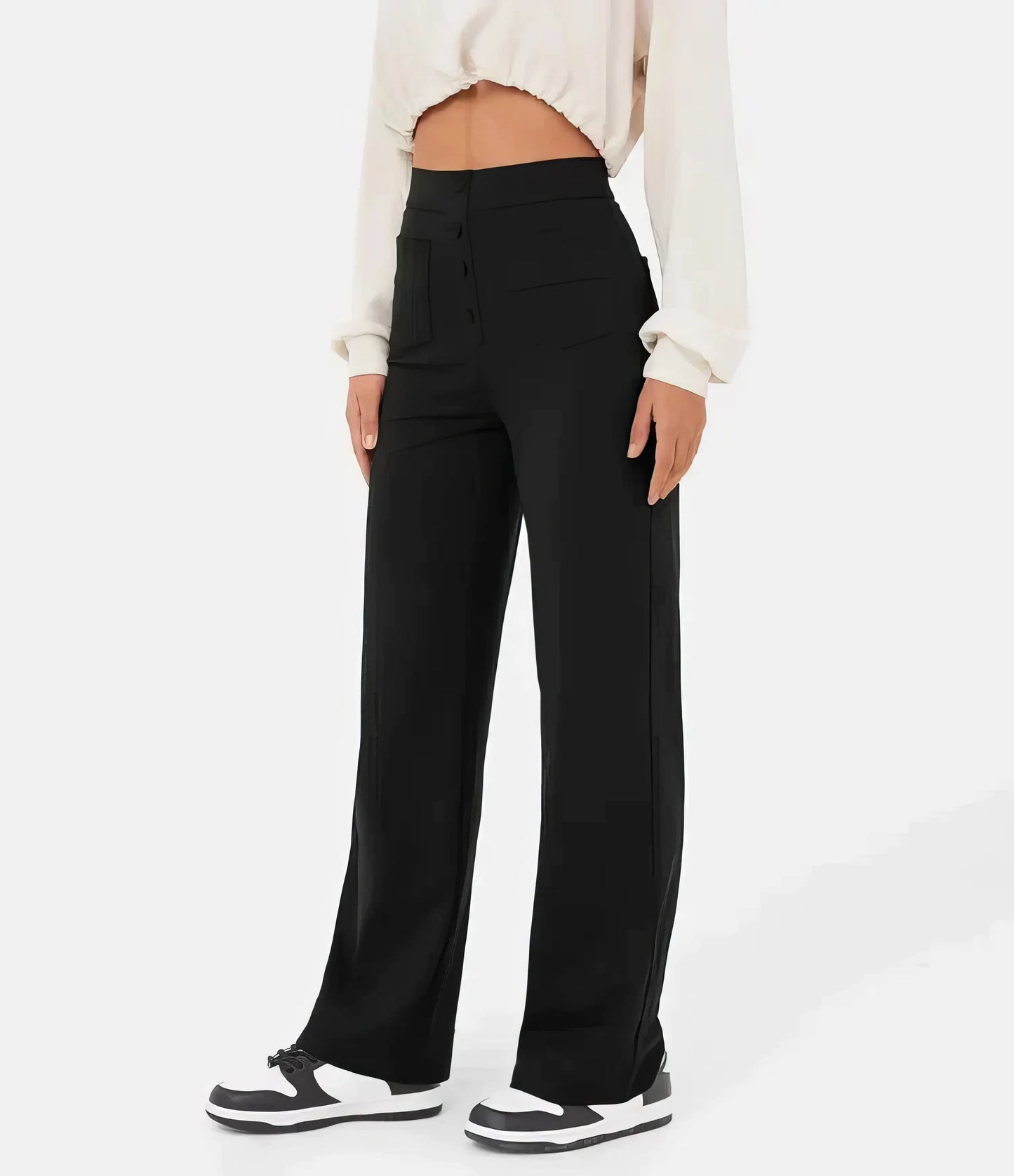 Susan High-Waist Stretch & No-Pill Trouser – Timeless Confidence
