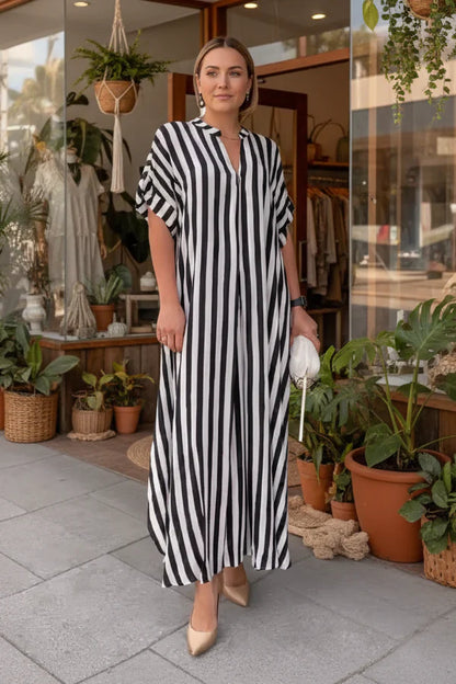 Amelie – Striped maxi dress