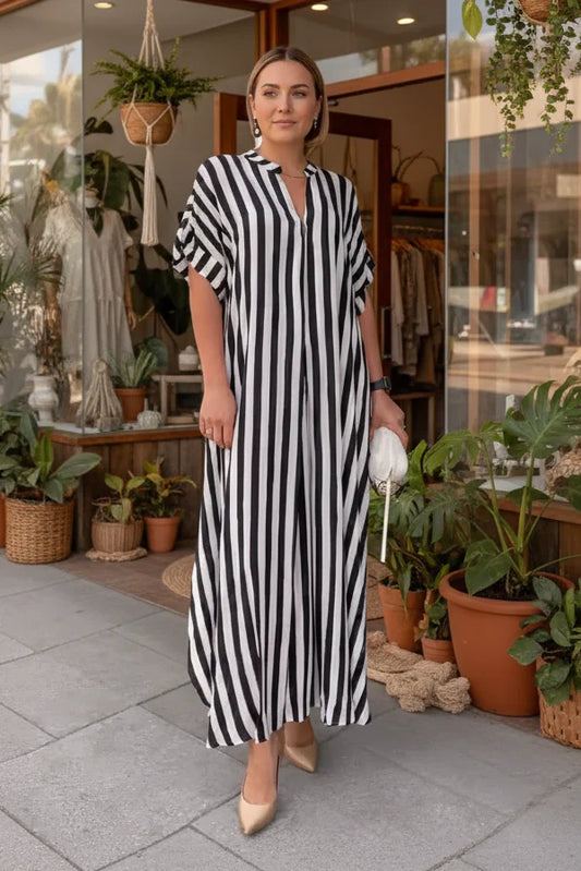Amelie – Striped maxi dress