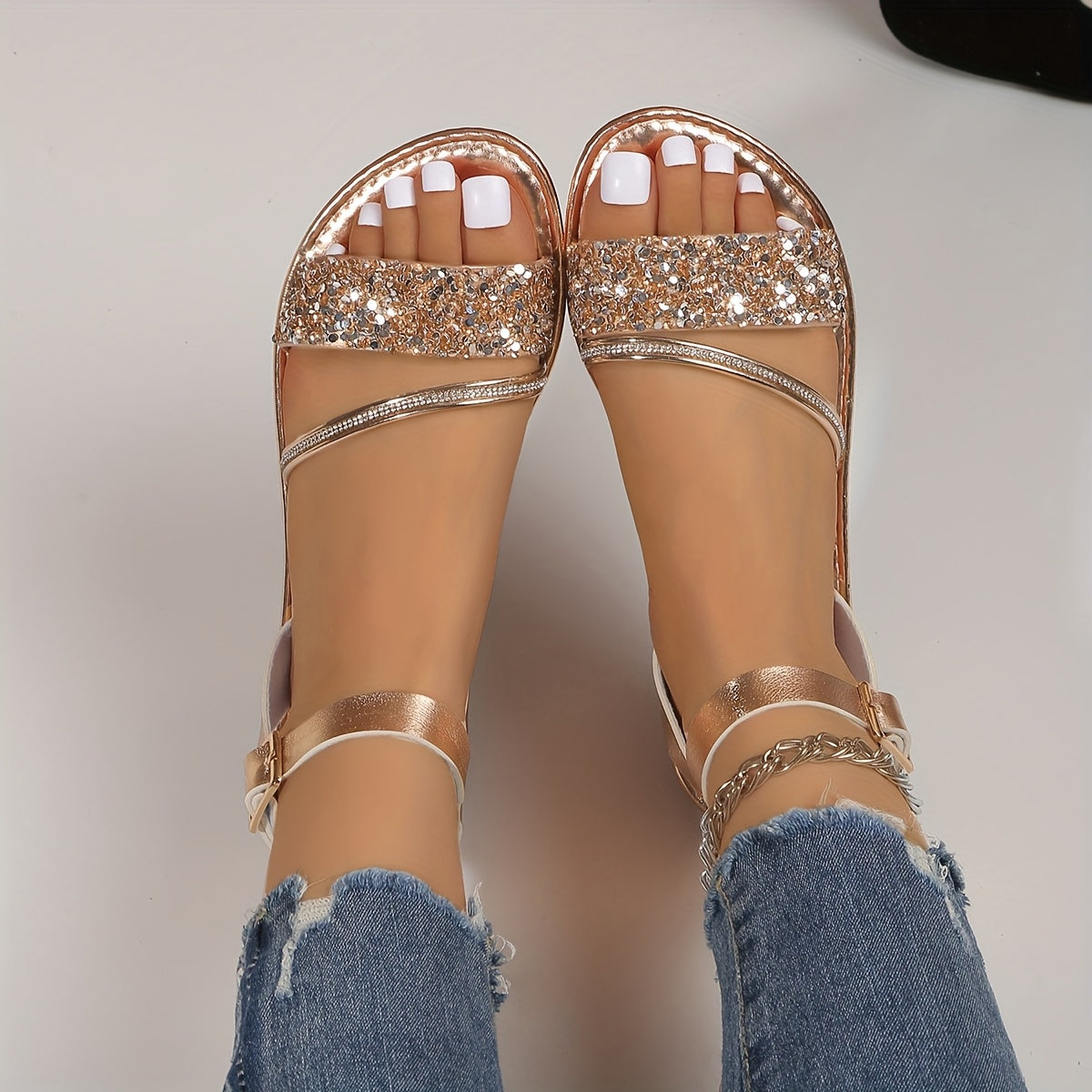 Lia™ Sparkling Rhinestone Sandals
