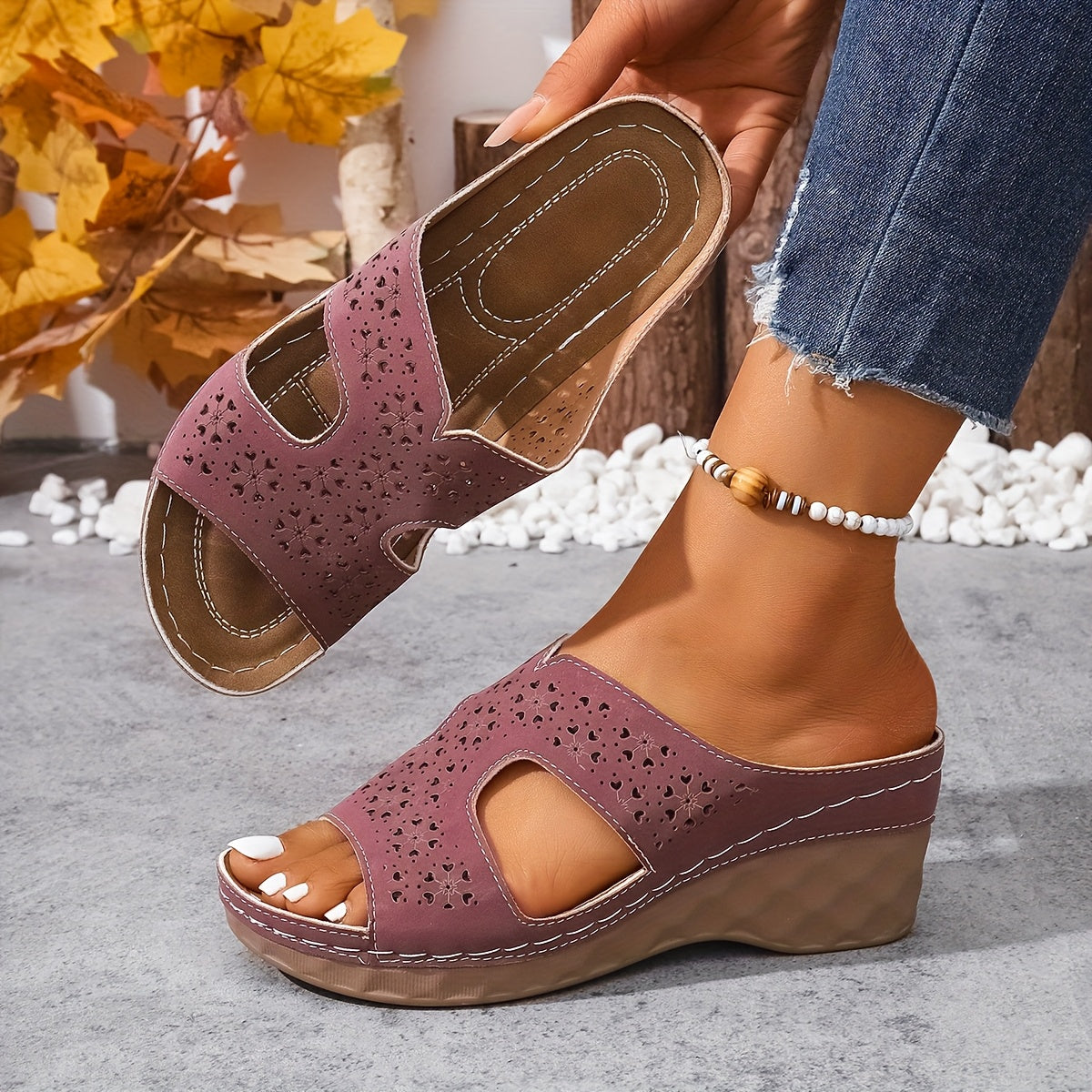Aria™ Comfort Slip-On Sandals