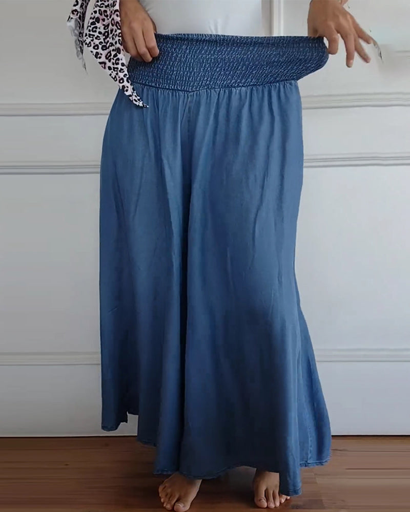 Ruth Wide-Leg Comfort Trousers