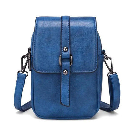 Berry- Soft Leather Shoulder Bag